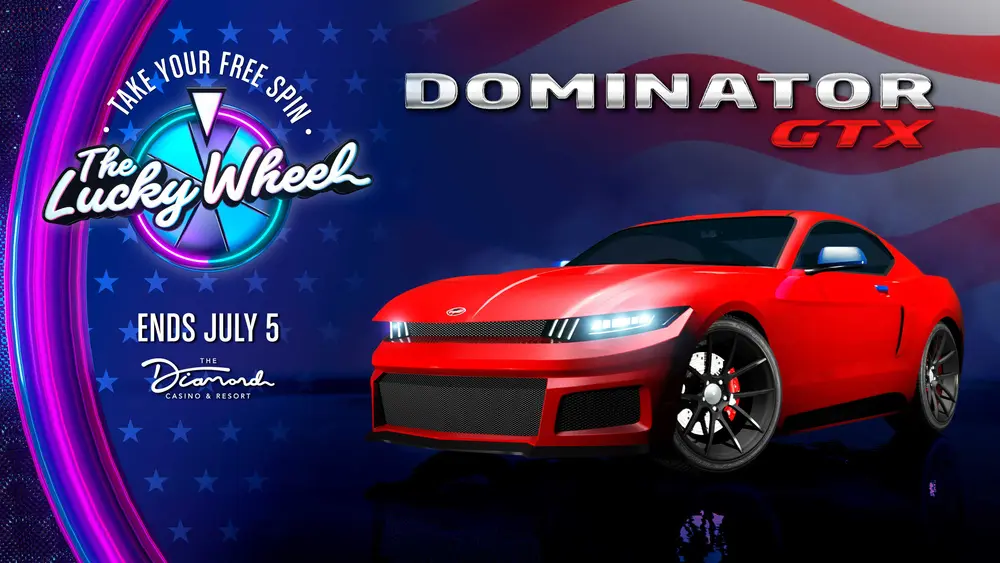 دومین آگهی Lucky Wheel.