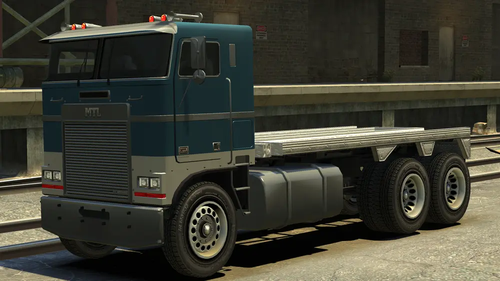 یک Packer در GTA IV. (نمای زاویه عقب)