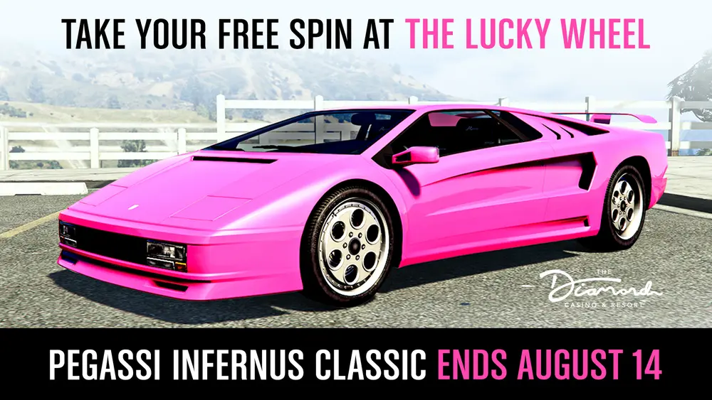 اولین آگهی Lucky Wheel.
