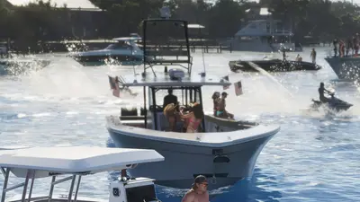 Contender 39ST-inspired boat