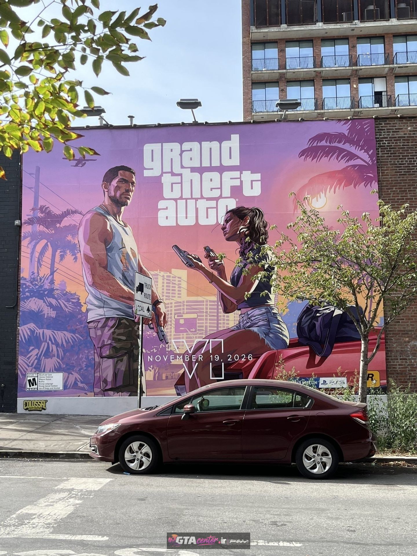 نقاشی دیواری بزرگ GTA 6 در بروکلین تکمیل شد!